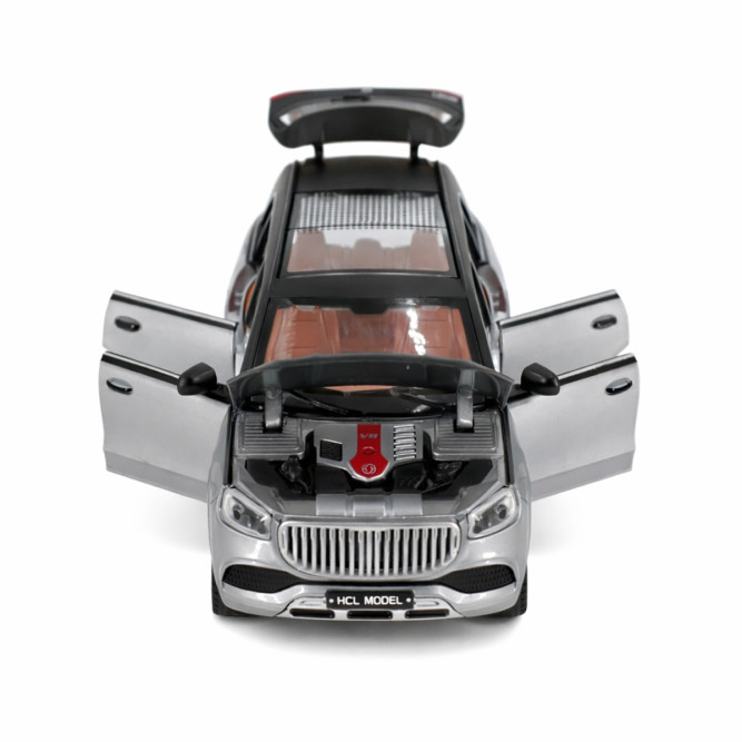 Радиоуправляемая металлическая машина Maybach GLS 1:22 - HCL-3805-SILVER