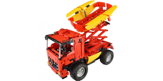 Радиоуправляемый конструктор бетономешалка / кран Cada Technics 2 в 1 - 2.4G - C51014W