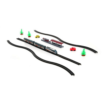 Железная дорога Fenfa &amp;#039;&amp;#039;Скоростной поезд&amp;#039;&amp;#039; с ж/д станцией (свет, звук, длина пути 4,3 м) - 1638B