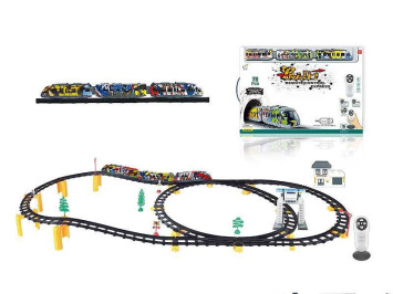 Железная дорога с пультом управления (длина полотна 528 см, свет, звук) - 2816Y