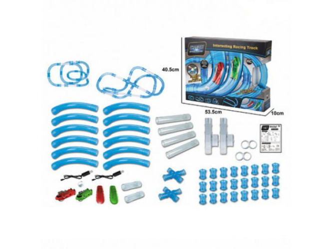 Радиуоправляемый гоночный трек в трубе (светится в темноте) - 022-5