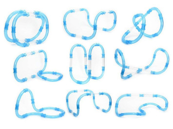 Радиуоправляемый гоночный трек в трубе (светится в темноте) - 022-5