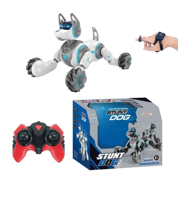 Робот собака-перевертыш Dog с пультом в виде наручных часов - 666-800А