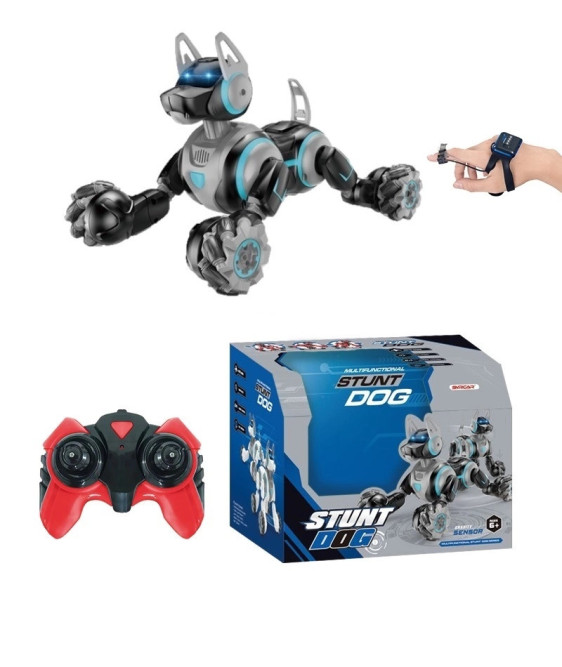 Робот собака-перевертыш Dog с пультом в виде наручных часов - 666-800А