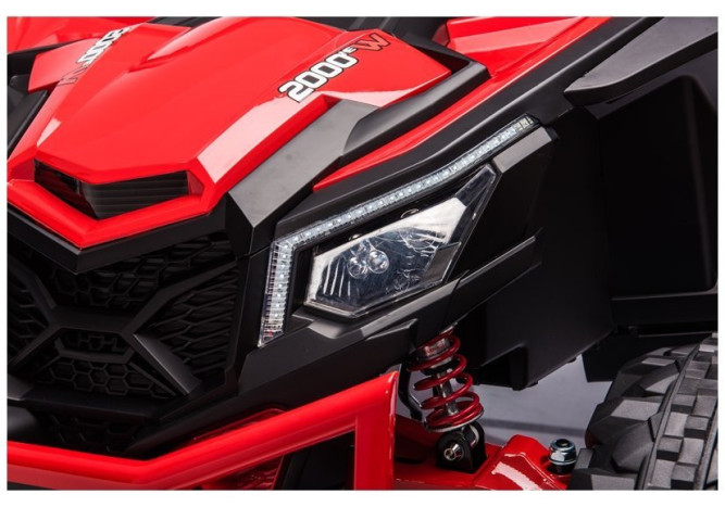 Детский электромобиль XMX Багги (красный, MP4, EVA, 4WD, 24V) - XMX613-4WD-24V-RED-MP4