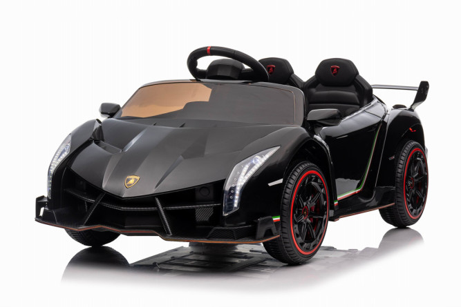 Детский электромобиль Lamborghini Veneno Mini 4WD 12V - XMX615B-BLACK-PAINT