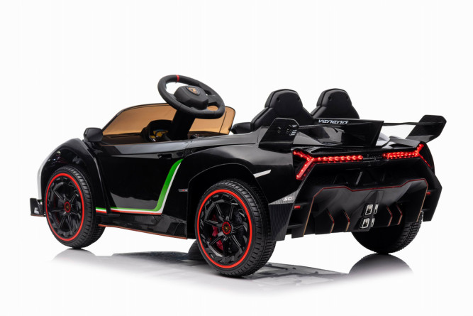 Детский электромобиль Lamborghini Veneno Mini 4WD 12V - XMX615B-BLACK-PAINT