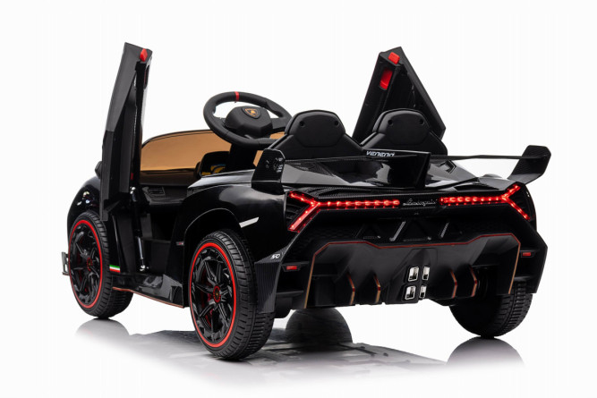Детский электромобиль Lamborghini Veneno Mini 4WD 12V - XMX615B-BLACK-PAINT