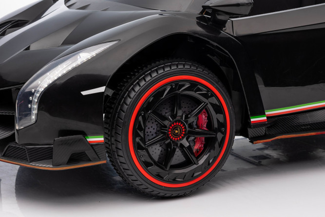 Детский электромобиль Lamborghini Veneno Mini 4WD 12V - XMX615B-BLACK-PAINT