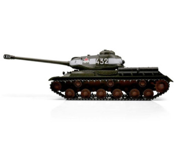 Радиоуправляемый танк Taigen ИС-2 модель 1944 СССР 1:16 (зеленый, звук, дым V3) - AS3928-B-GREEN