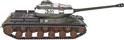 Радиоуправляемый танк Taigen ИС-2 модель 1944 СССР 1:16 (зеленый, звук, дым V3) - AS3928-B-GREEN