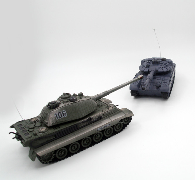Радиоуправляемый танковый бой T90 и Tiger King 1:28 - 99820