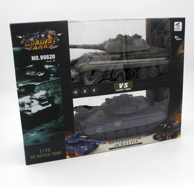 Радиоуправляемый танковый бой T90 и Tiger King 1:28 - 99820