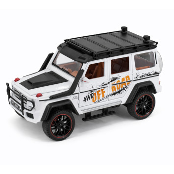 Радиоуправляемая металлическая машина Mercedes G500 1:22 - HCL-3801-WHITE