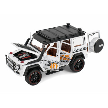 Радиоуправляемая металлическая машина Mercedes G500 1:22 - HCL-3801-WHITE
