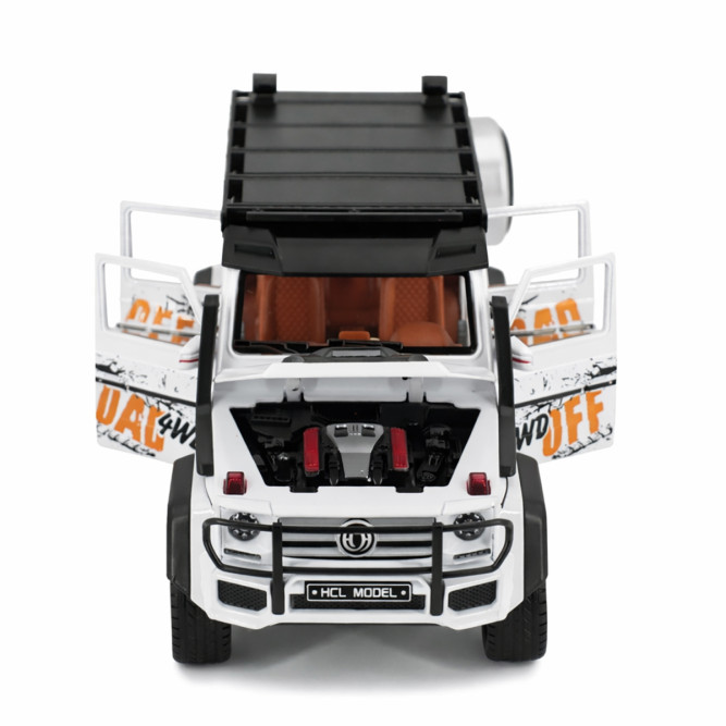 Радиоуправляемая металлическая машина Mercedes G500 1:22 - HCL-3801-WHITE