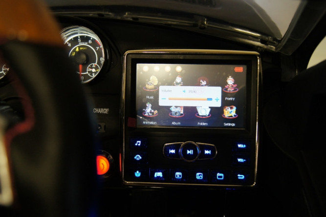 Детский электромобиль Mercedes GL63 AMG Black LUXURY 4WD MP4 2.4G - SX1588-H