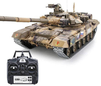 Радиоуправляемый танк Heng Long T-90 MS version V7.0 масштаб 1:16 RTR 2.4G - 3938-1UpgA V7.0
