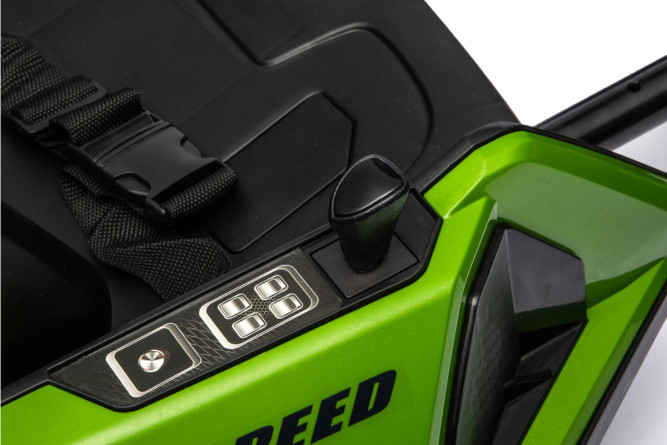 Детский электромобиль дрифт картинг (зеленый, 12 км/ч, 24V) - AHL007-GREEN