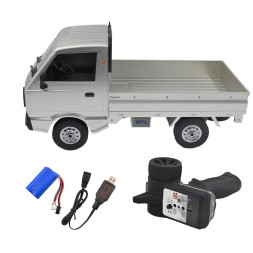 Радиоуправляемый бортовой грузовик серебристый WPL Suzuki Carry ST90 масштаб 1:10 - D-12