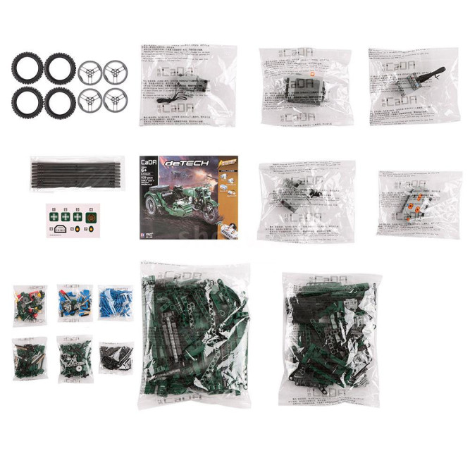 Конструктор Double E Cada Technics Мотоцикл 629 деталей - C51021W