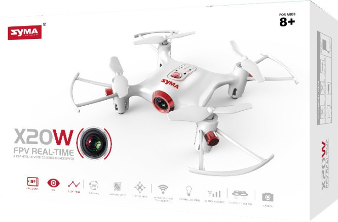 Радиоуправляемый квадрокоптер Syma X20W FPV RTF 2.4G - X20W