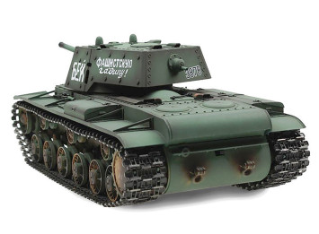 Радиоуправляемый танк Taigen КВ-1 СССР 1:16 (зеленый, звук, дым V3) - TG3878-B-V3