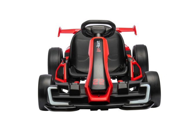 Детский электромобиль дрифт картинг (красный, 12 км/ч, 24V) - AHL007-RED