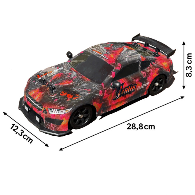 Радиоуправляемая машина для дрифта HB Ford Mustang 1:16, 4WD, свет, пар, аккумулятор, SC16A11