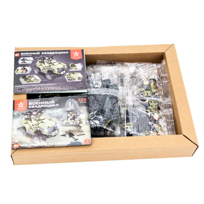 Конструктор Армия России &amp;quot;Военный Квадроцикл&amp;quot; - АР-01003