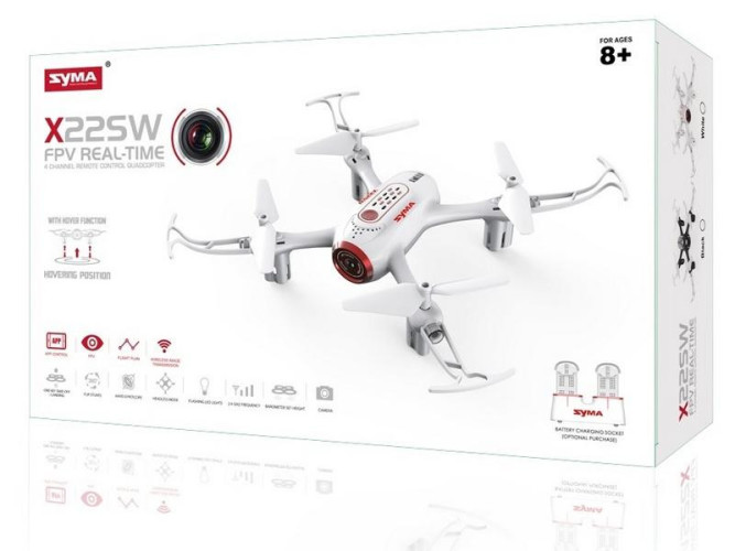 Радиоуправляемый квадрокоптер Syma X22SW FPV RTF 2.4G - X22SW