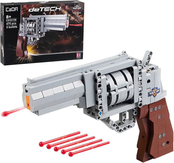 Конструктор Cada deTech револьвер, 475 элементов - C81011W