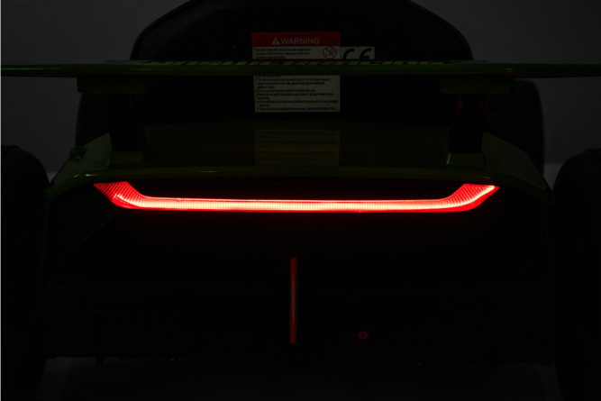 Детский электромобиль дрифт картинг (серый, 12 км/ч, 24V) - AHL007-GREY