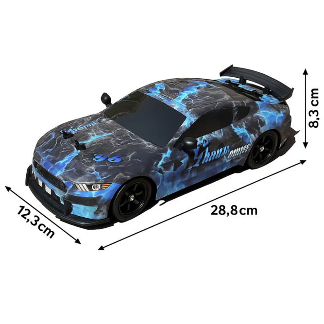 Радиоуправляемая машина для дрифта HB Ford Mustang 1:16, 4WD, свет, пар, аккумулятор, SC16A12