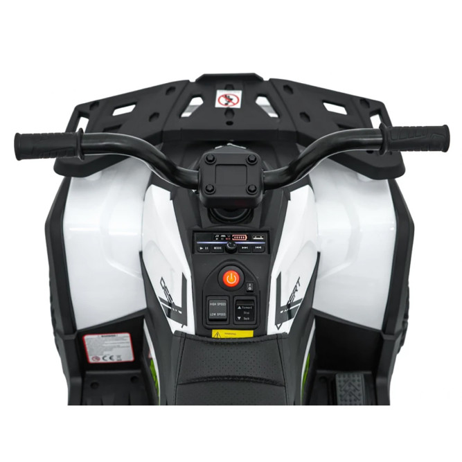 Детский электромобиль квадроцикл X-Robust (белый, 24V, 4WD, пульт, EVA) - XMX651-24V-4WD-WHITE