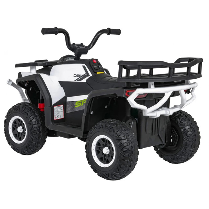 Детский электромобиль квадроцикл X-Robust (белый, 24V, 4WD, пульт, EVA) - XMX651-24V-4WD-WHITE
