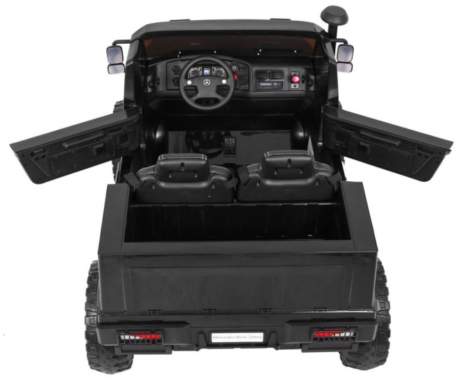 Детский электромобиль грузовик Mercedes-Benz Zetros Black 2WD - BDM0916