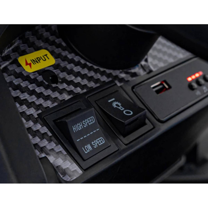 Детский электромобиль трактор с прицепом (синий, EVA, 4WD, пульт, 24V) - BLT-206C-4WD-24V-BLUE