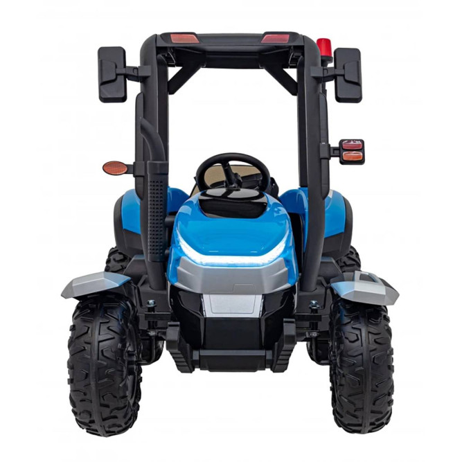 Детский электромобиль трактор с прицепом (синий, EVA, 4WD, пульт, 24V) - BLT-206C-4WD-24V-BLUE