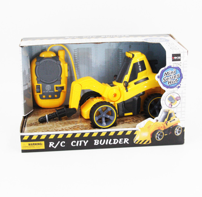 Радиоуправляемый трактор с буром для малышей 1:18 - 7777-10