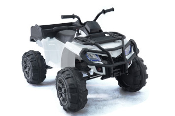 Детский квадроцикл Grizzly Next White 4WD с пультом управления 2.4G - BDM0909
