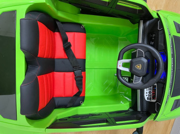 Детский электромобиль Lamborghini Urus ST-X 4WD (12V, EVA, полный привод) - SMT-666-GREEN