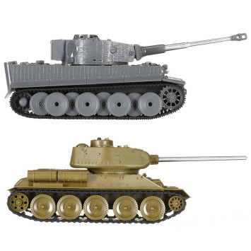 Радиоуправляемый танковый бой Torro Tiger I и T-34/85 1:30 - 15101-CA