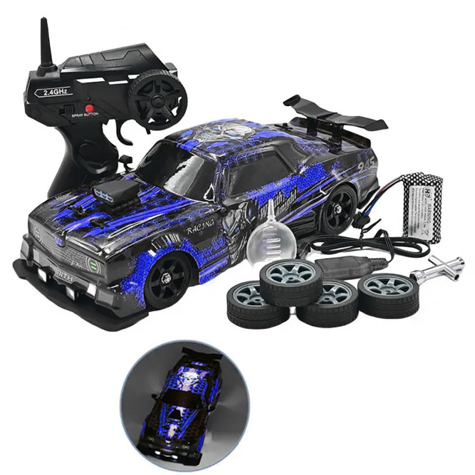 Радиоуправляемая машина для дрифта HB Ford Mustang 1:16, 4WD, свет, пар, аккумулятор, SC16A18