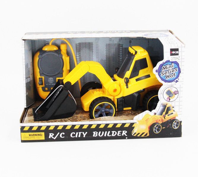 Радиоуправляемый трактор с ковшом для малышей 1:18 - 7777-08