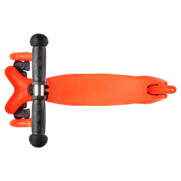 Самокат Maxiscoo Baby Трехколесный Детский со Светящимися Колесами, Оранжевый - MSC-B101706