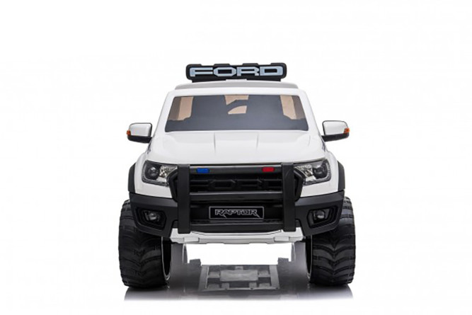 Детский электромобиль Ford Ranger Raptor Police с мигалками - DK-F150RP-WHITE