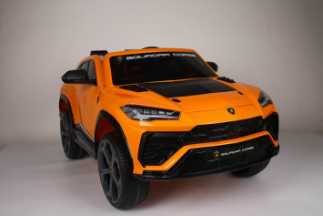 Детский электромобиль Lamborghini Urus ST-X 4WD (12V, EVA, полный привод) - SMT-666-ORANGE