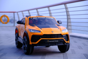 Детский электромобиль Lamborghini Urus ST-X 4WD (12V, EVA, полный привод) - SMT-666-ORANGE