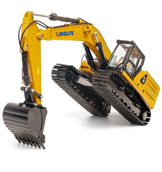 Радиоуправляемый экскаватор с гидравлической системой HUINA масштаб 1:16 - K961-100-YELLOW